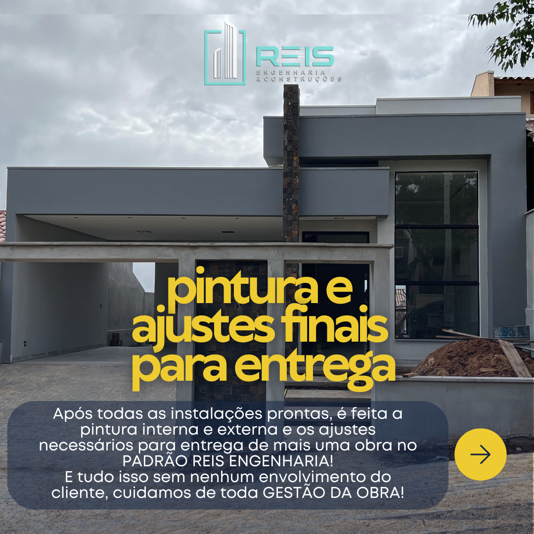 Pintura e entrega da obra